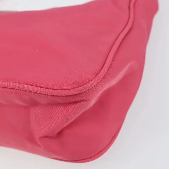 PRADA Hand Pouch Nylon Pink Auth 157315V - Picture 4 of 16